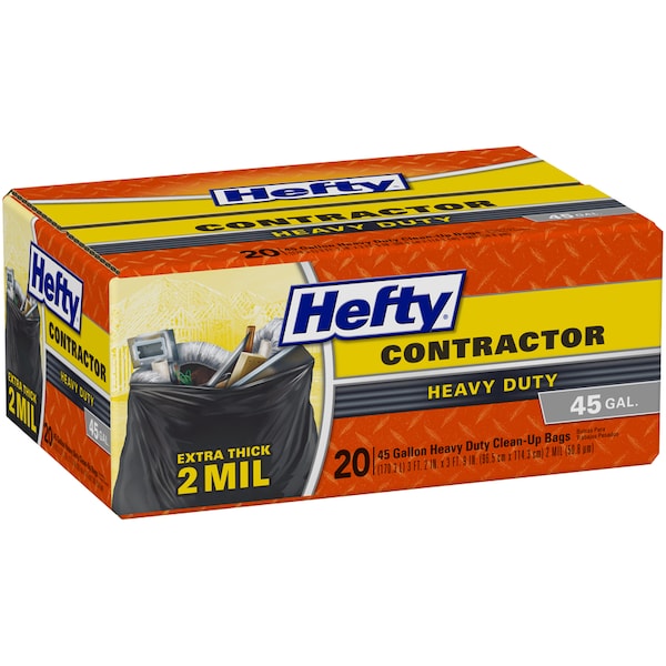 Hefty Contractor Bag 45G 20Pk E24519 Zoro